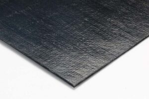 Feuilles stratifiées en fibre de verre continue noir de carbone