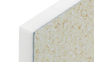 Panneaux de mousse PET face à la texture de granit pour revêtement de sol