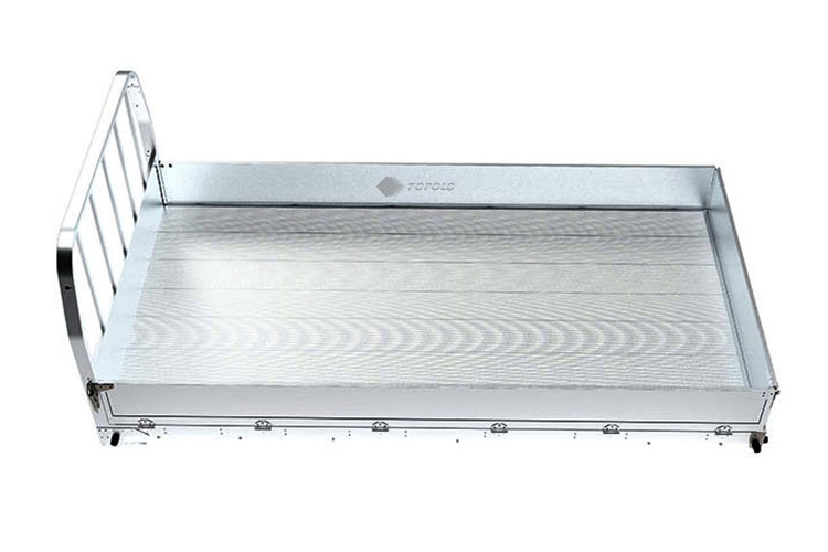 Plateau léger en aluminium de 4,2 m pour camion à ridelles rabattables - Image 3