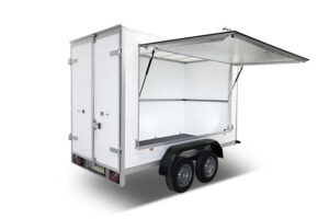 Remorques de transport légères à portes latérales relevables